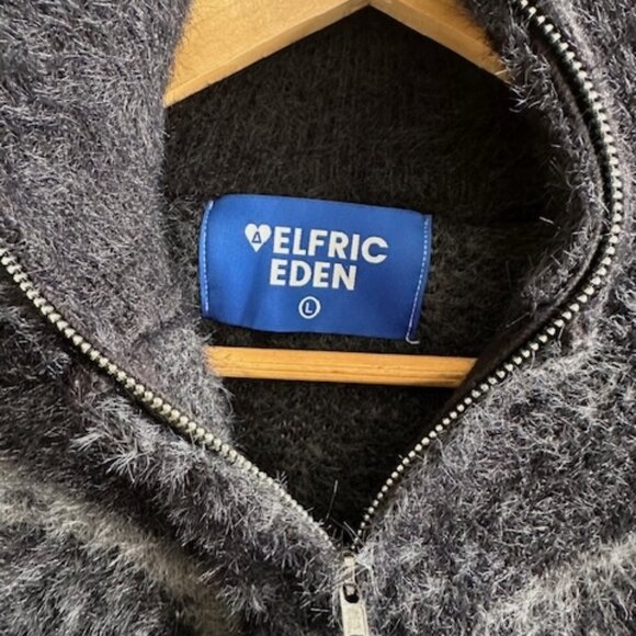 Men's Aelfric Eden Butterfly Jacquard Cardigan - Large - Picture 3 of 3